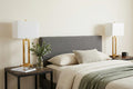 Set of Two 29" Gold Table Lamps With Shades