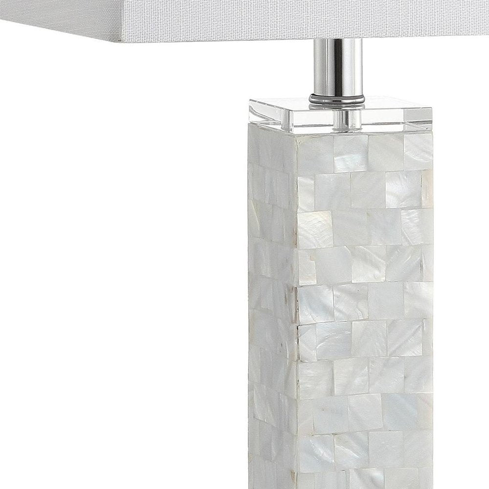 Set of Two 29" Clear Novelty Table Lamps With Shades