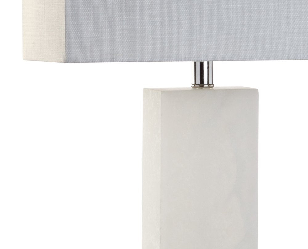 27" Clear Novelty Table Lamp With Shade. Table lamp isolated on a plain white background, showing its clear color.