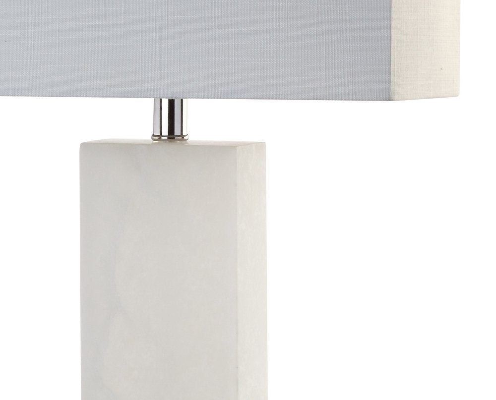 27" Clear Novelty Table Lamp With Shade. Table lamp isolated on a plain white background, in a clear finish.
