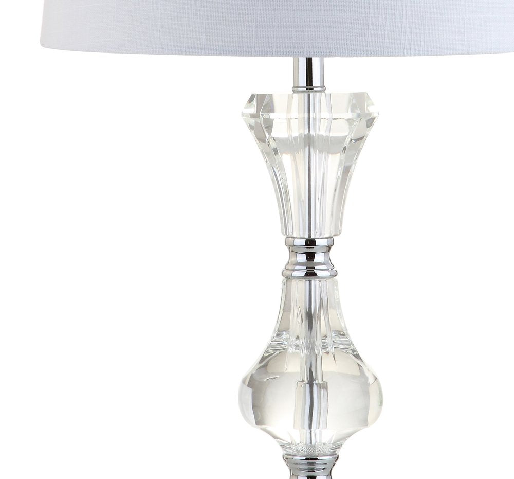 25" Silver Urn Table Lamp With Empire Shade. Table lamp isolated on a plain white background, showing its silver color.