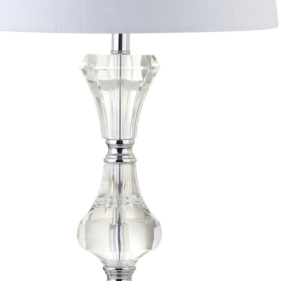 25" Silver Urn Table Lamp With Empire Shade. Table lamp isolated on a plain white background, showing its silver color.