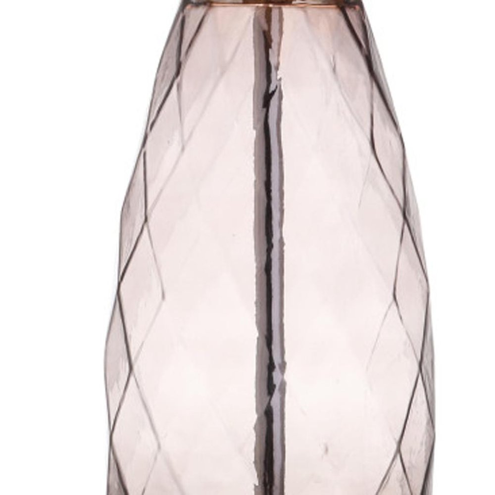 27" Silver Novelty Table Lamp With Drum Shade. Table lamp isolated on a plain white background, in a silver finish.