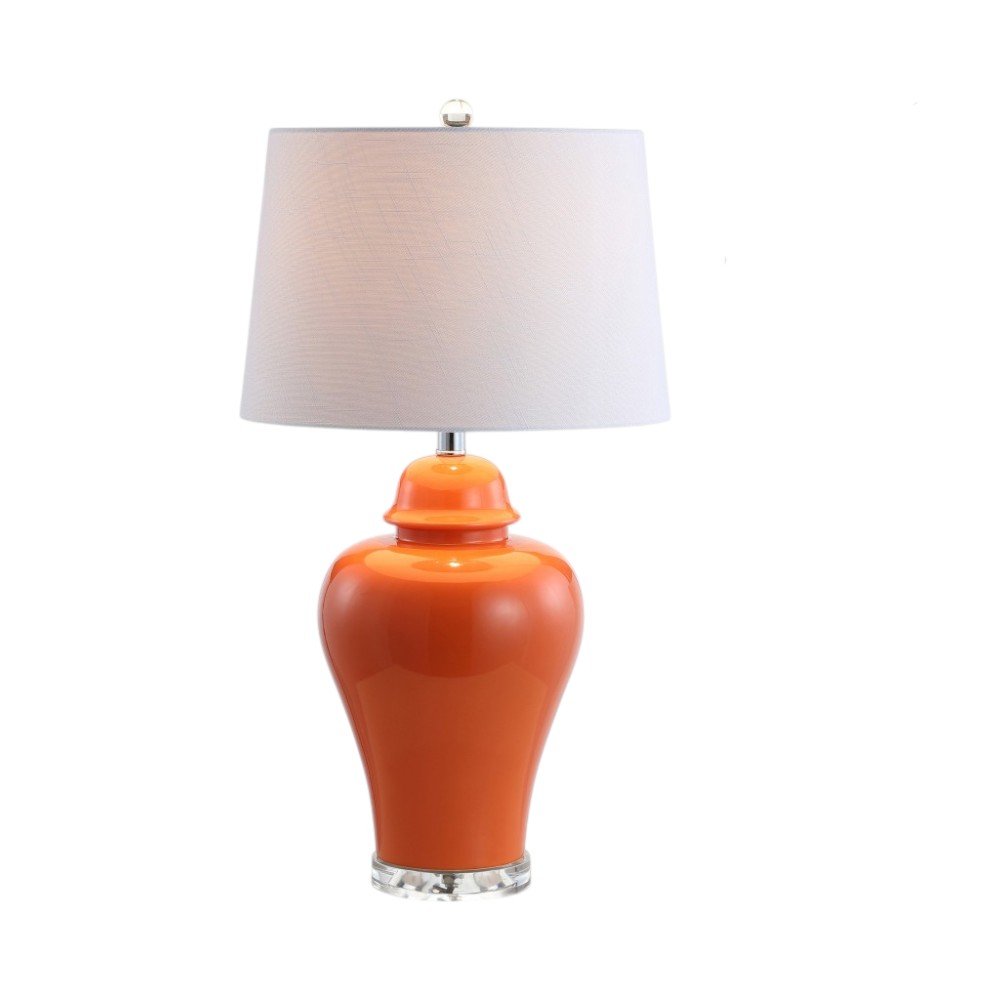 Set of Two 27" Clear Novelty Table Lamps With Globe Shades