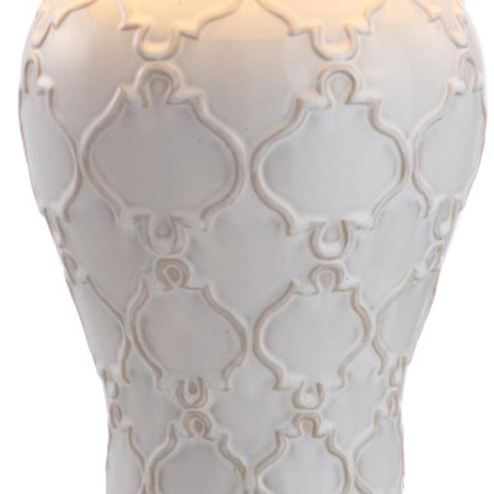 29" Gold Novelty Table Lamp With Drum Shade. Table lamp isolated on a plain white background.