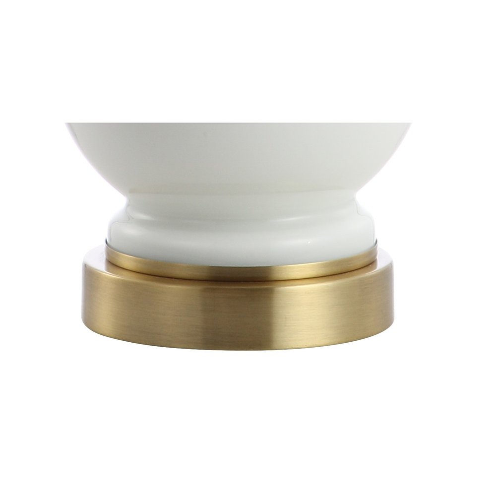 Set of Two 22" Gold Novelty Table Lamps With Globe Shades