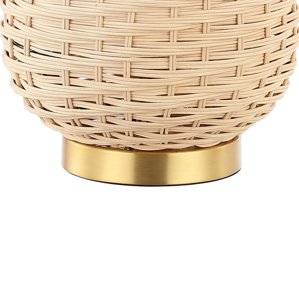 25" Gold Urn Table Lamp With Empire Shade. Table lamp isolated on a plain white background, in a gold finish.