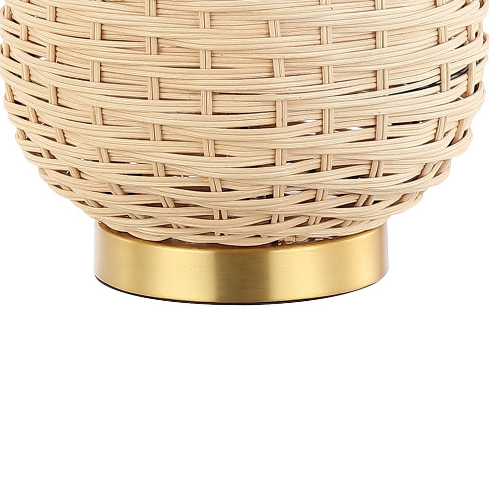 25" Gold Urn Table Lamp With Empire Shade. Table lamp isolated on a plain white background, finished in gold.