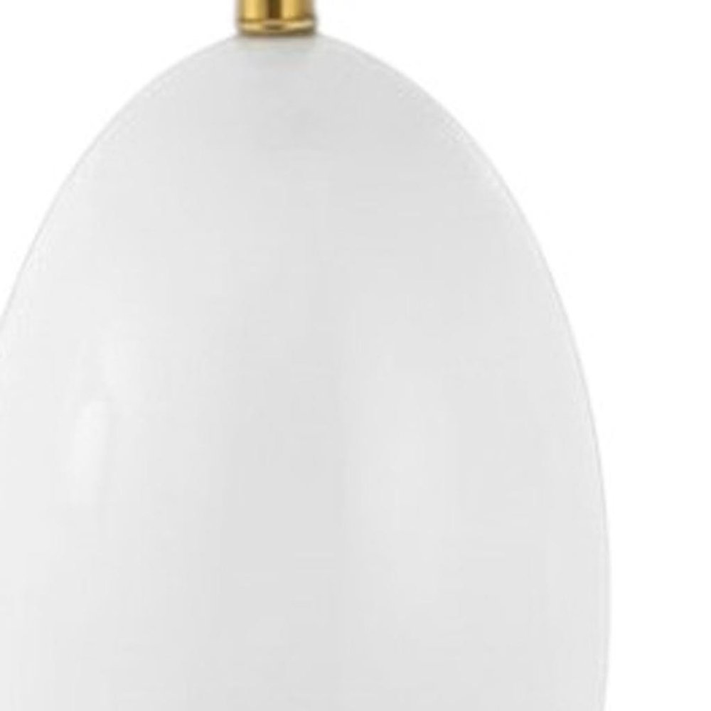 27" Gold Novelty Table Lamp With Empire Shade. Table lamp isolated on a plain white background, in a gold finish.