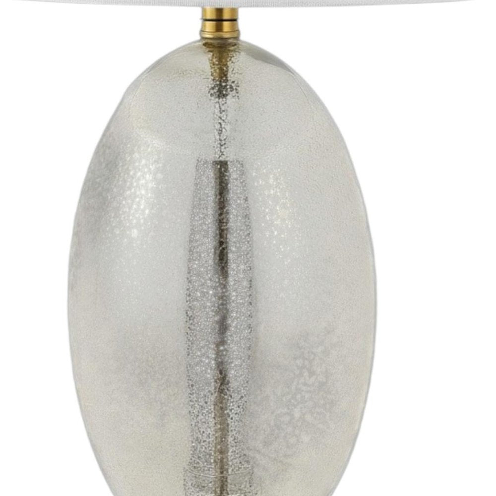 27" Gold Novelty Table Lamp With Empire Shade. Table lamp isolated on a plain white background.
