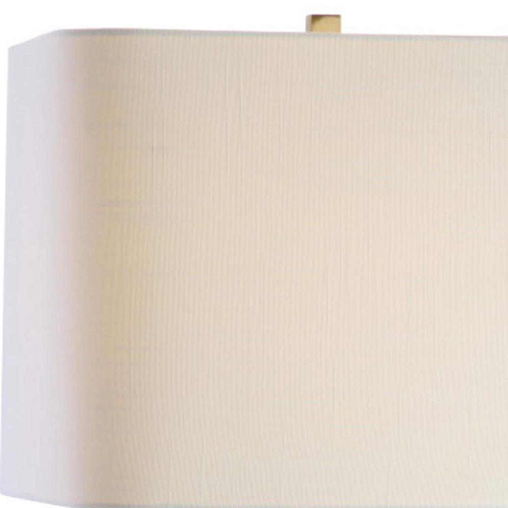 Close-up of 29" Gold Novelty Table Lamp With Shade showing the surface texture.
