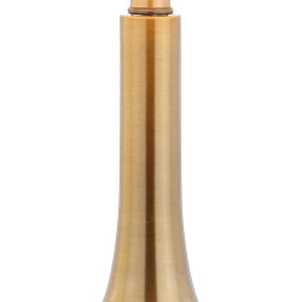 25" Clear Gourd Table Lamp With Drum Shade. Table lamp isolated on a plain white background.