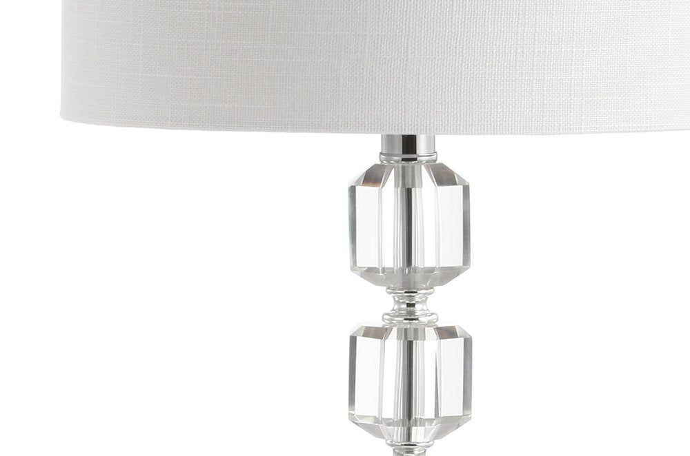 Set of Two 28" Silver Table Lamps With Drum Shades