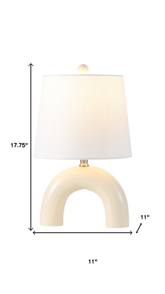 Set of Two 18" Clear Novelty Table Lamps With Empire Shades on a white background