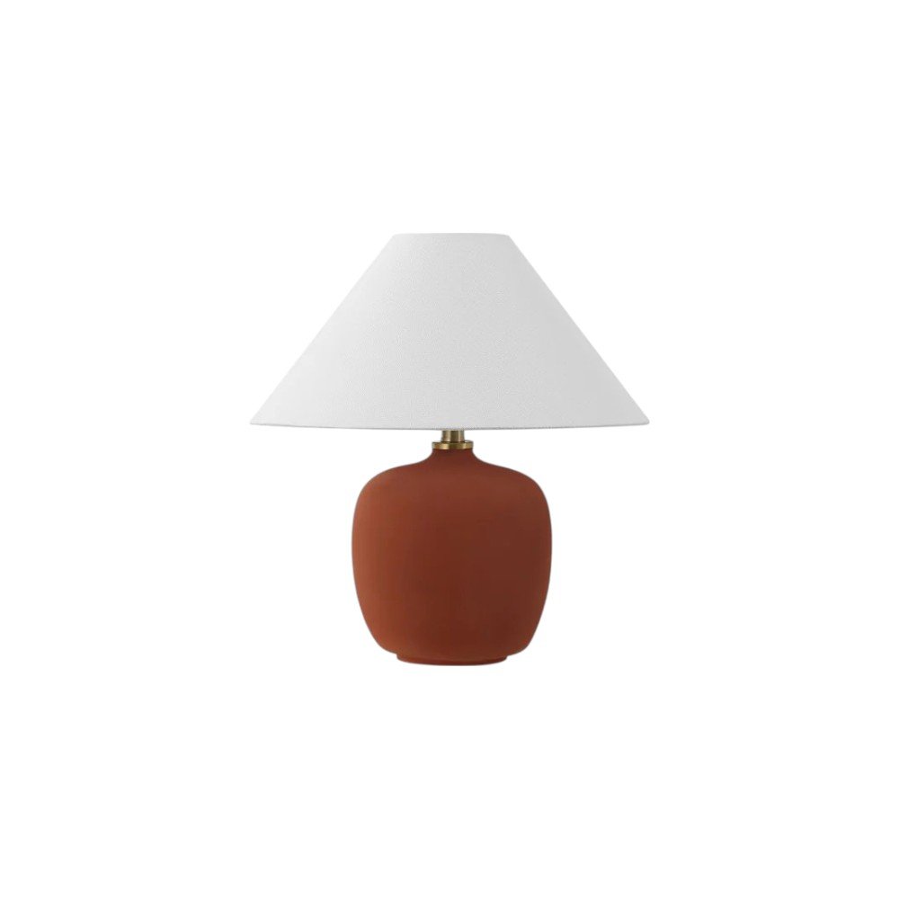 Set of Two 18" Clear Novelty Table Lamps With Empire Shades
