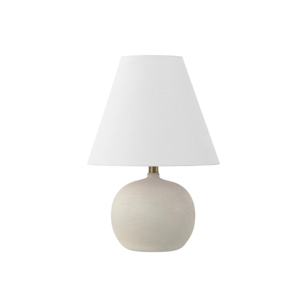 Set of Two 18" Clear Novelty Table Lamps With Cone Shades