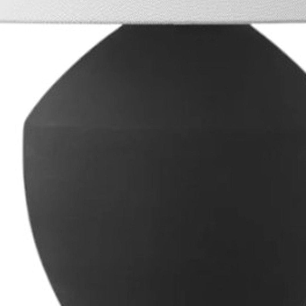 Set of Two 21" Clear Novelty Table Lamps With Empire Shades