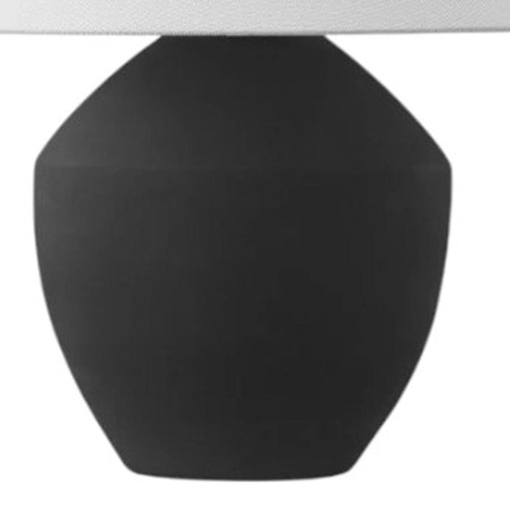 Set of Two 21" Clear Novelty Table Lamps With Empire Shades