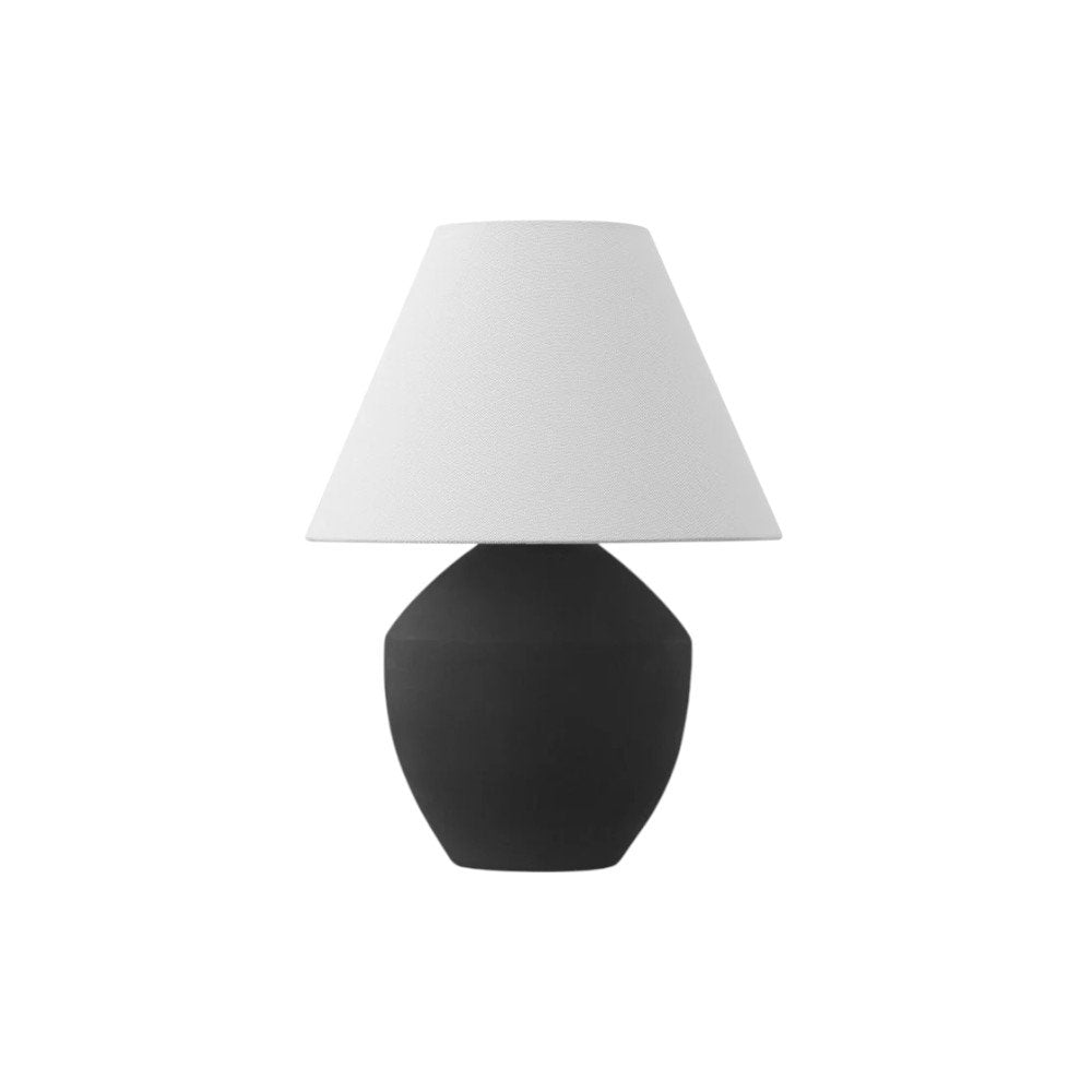 Set of Two 21" Clear Novelty Table Lamps With Empire Shades