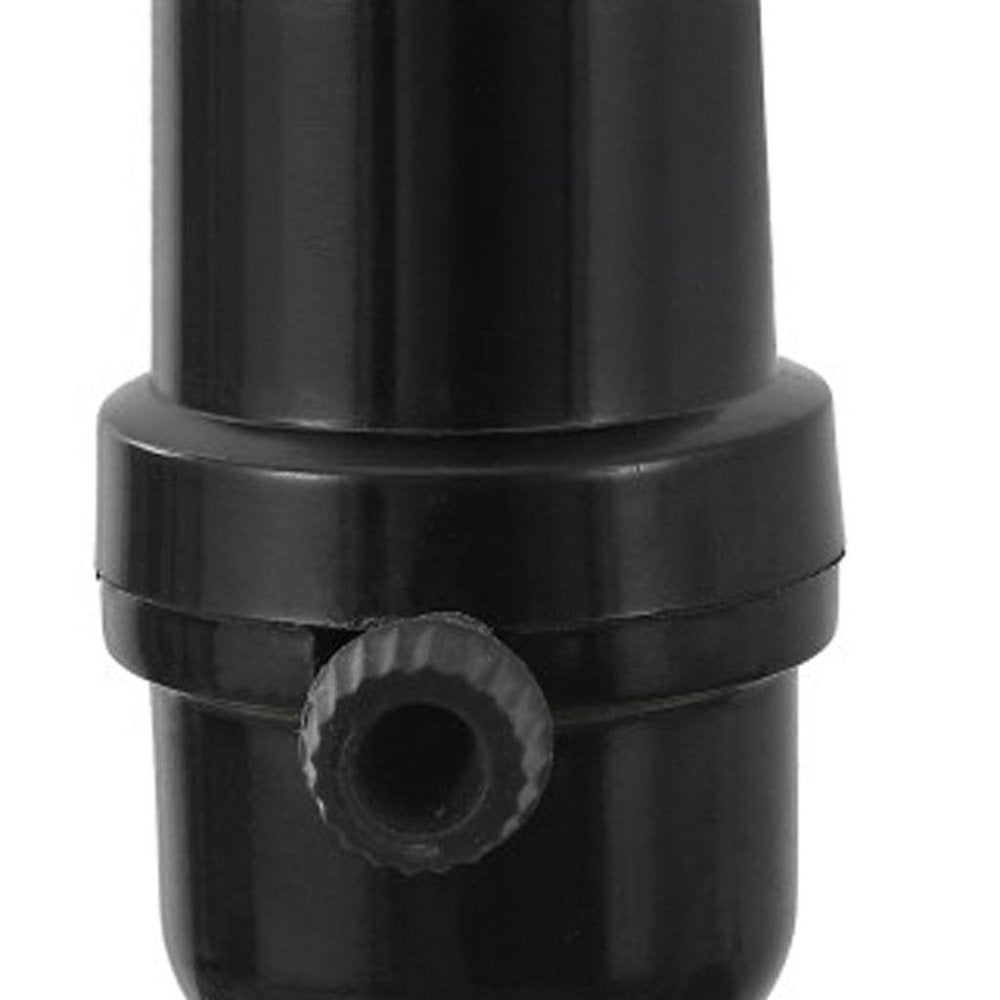 Set of Two 18" Clear Novelty Table Lamps With Empire Shades