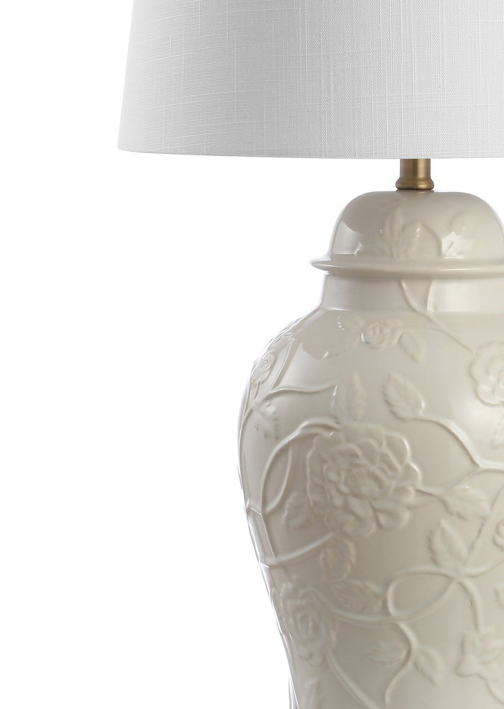 30" Gold Novelty Table Lamp With Empire Shade. Table lamp isolated on a plain white background, showing its gold color.