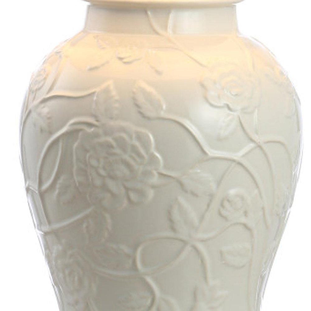 30" Gold Novelty Table Lamp With Empire Shade. Table lamp isolated on a plain white background.