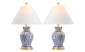 Set of Two 21" Gold Novelty Table Lamps With Empire Shades