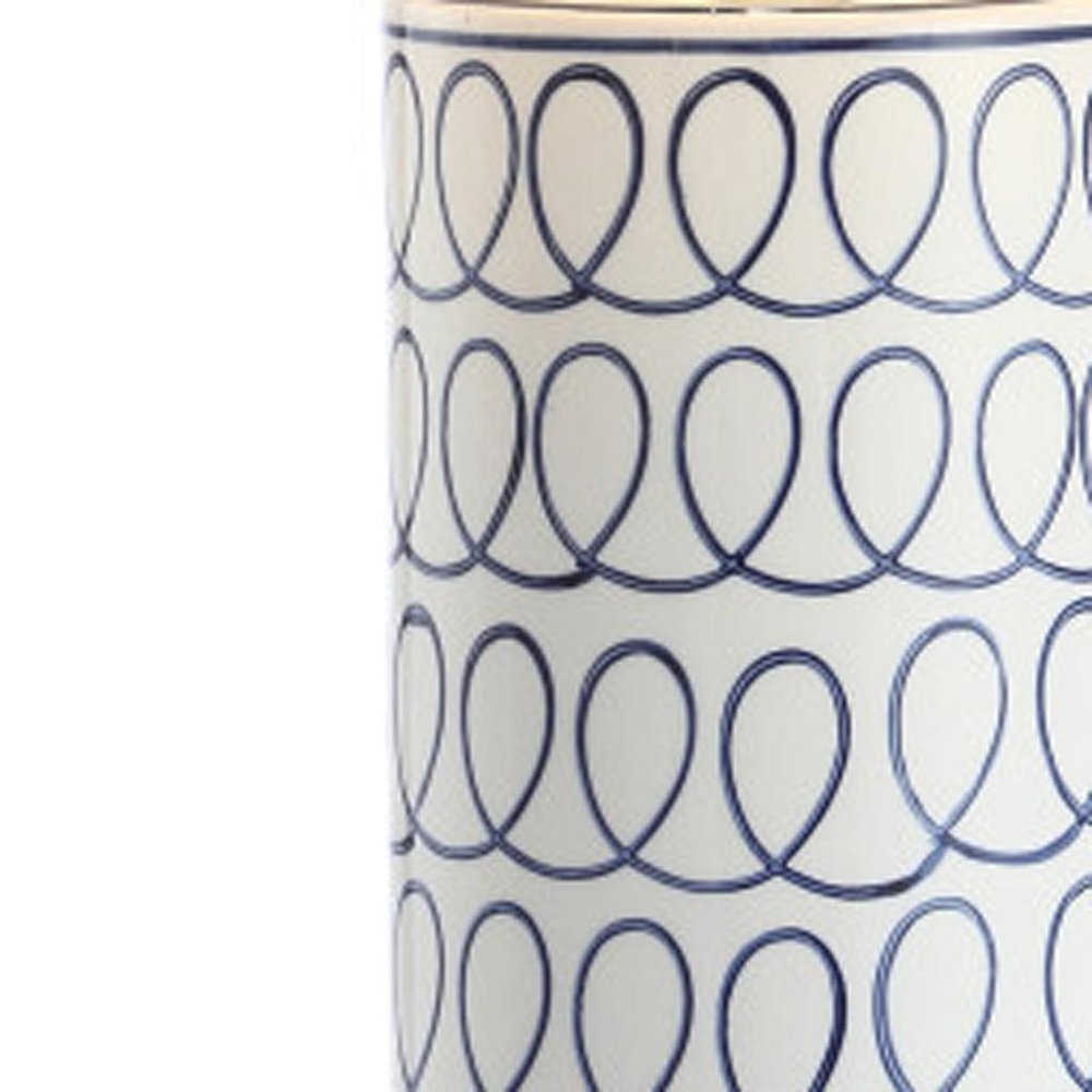 29" White Table Lamp With Drum Shade. Table lamp isolated on a plain white background, showing its white color.