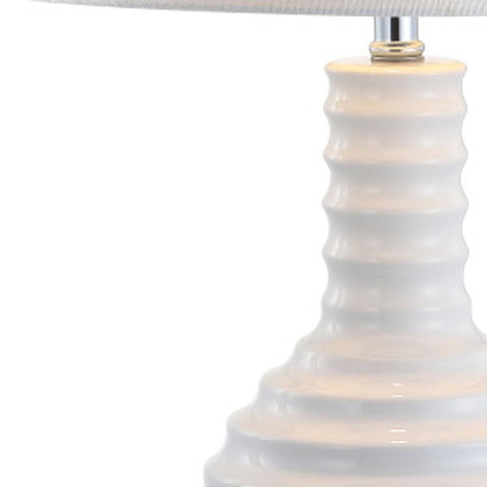 30" Clear Novelty Table Lamp With Globe Shade. Table lamp isolated on a plain white background, finished in clear.