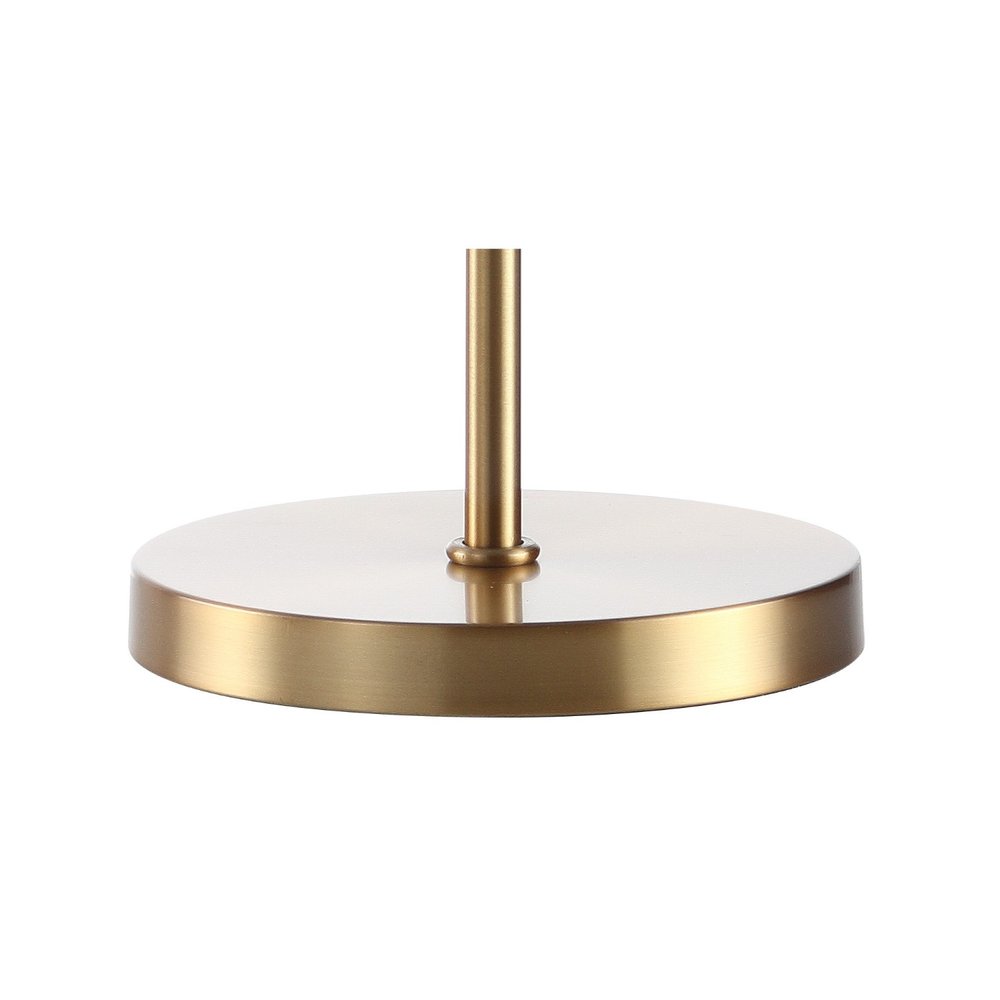 25" Gold Novelty Table Lamp With Drum. Table lamp isolated on a plain white background, showing its gold color.