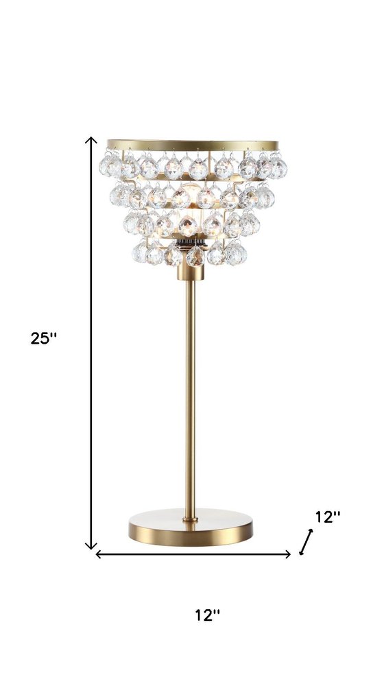 25" Gold Novelty Table Lamp With Drum. Table lamp isolated on a plain white background.