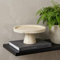 4" Beige Cement Hand Painted Decorative Bowl