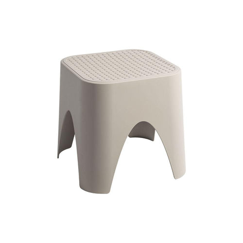 15" Plastic Outdoor Footstool Ottoman