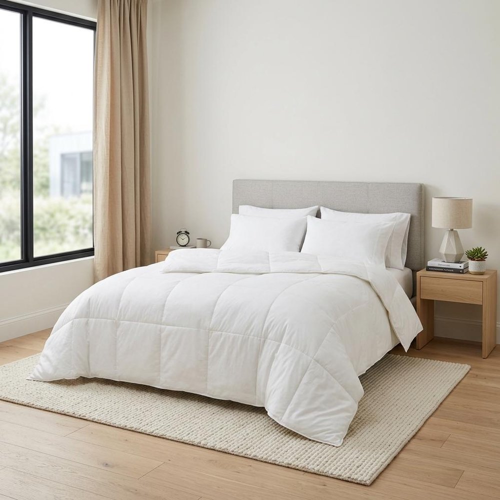 White King Cotton Washable Microfiber Down Alternative Comforter - SKU 717429