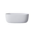 51" White Acrylic Oval Bath Tub