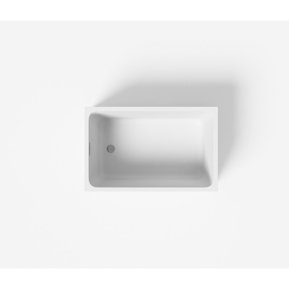 47" White Acrylic Bath Tub