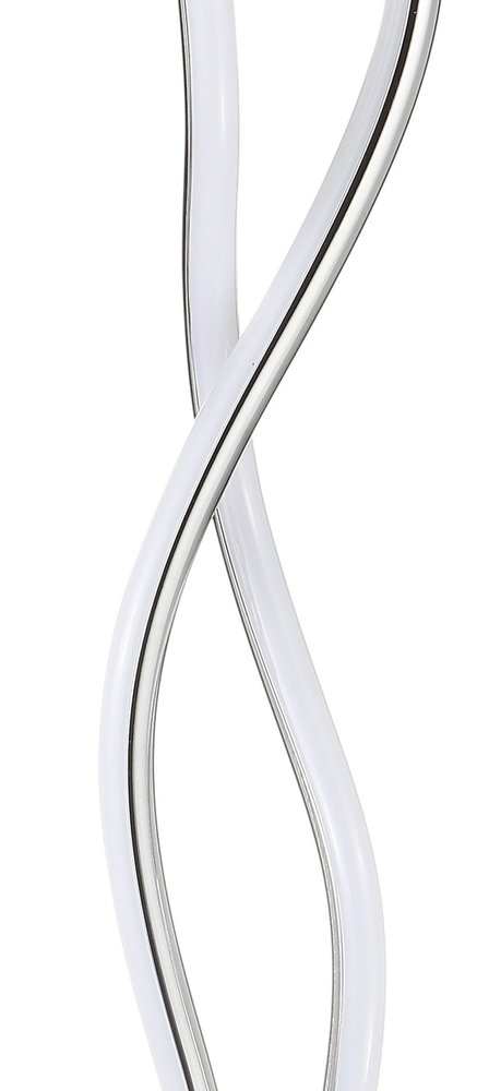 26" Silver Novelty Table Lamp. Table lamp isolated on a plain white background, in a silver finish.