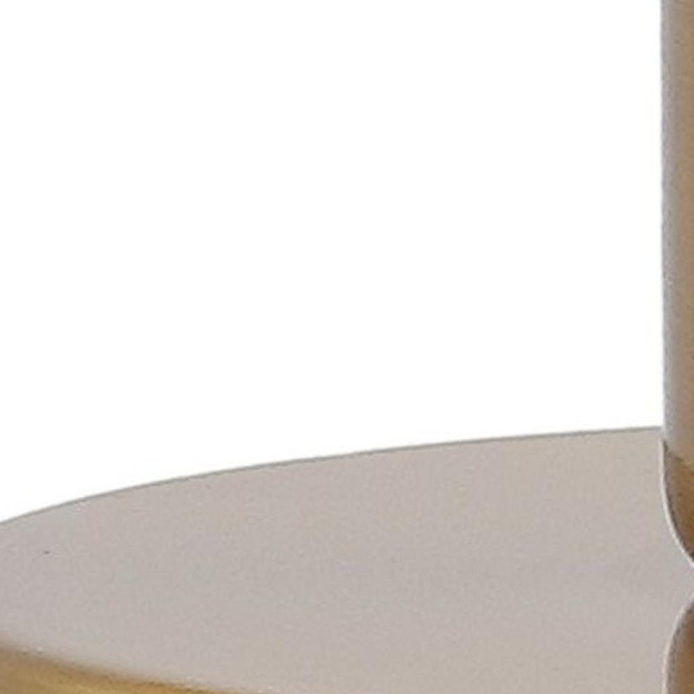 6" Gold Novelty USB Table Lamp With Dome Shade. Table lamp in gold.