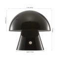 7" Clear Novelty USB Table Lamp With Globe Shade