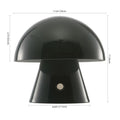 7" Clear Novelty USB Table Lamp With Globe Shade