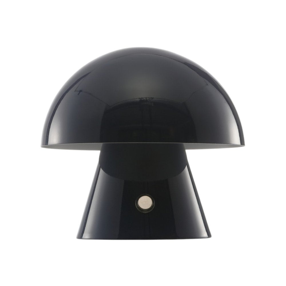 7" Clear Novelty USB Table Lamp With Globe Shade on a white background