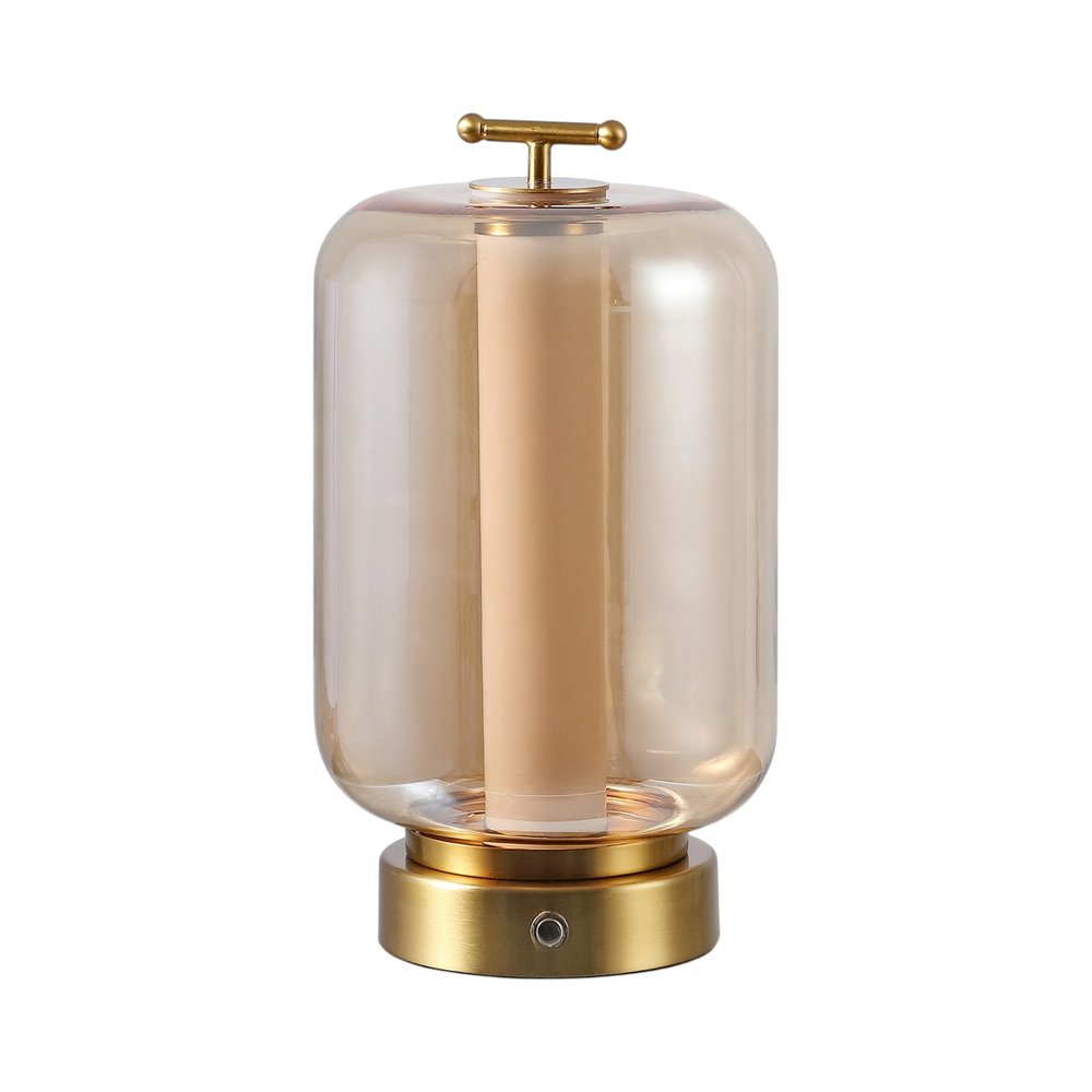 Set of Two 11" Gold USB Lantern