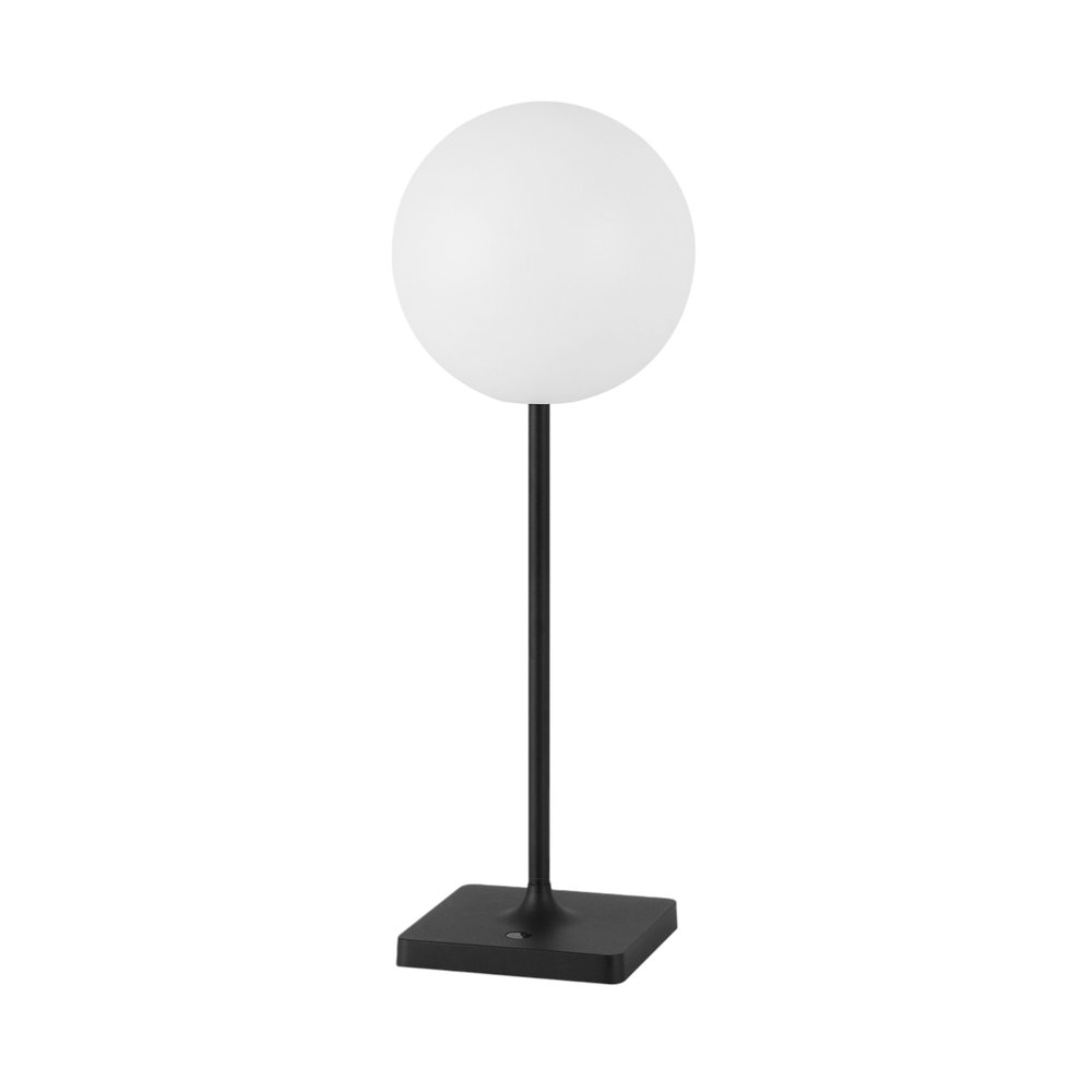 Set of Two 18" Black USB Table Lamps