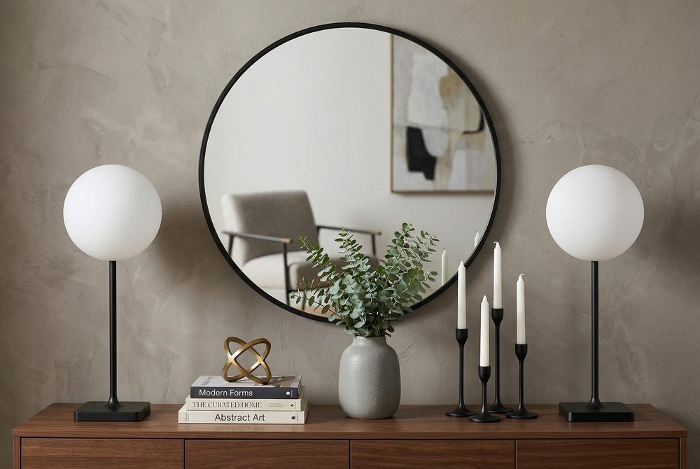 Set of Two 18" Black USB Table Lamps
