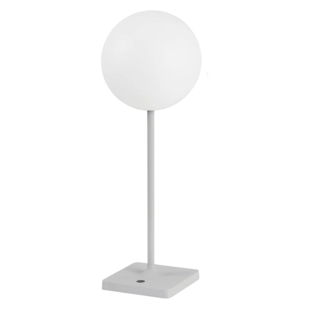 Set of Two 18" Gray USB Table Lamps