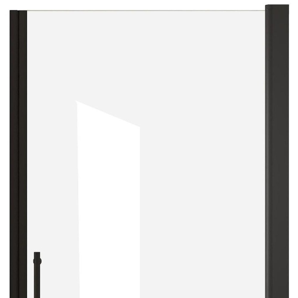 72" X 34" Aluminum and Tempered Glass Shower Door