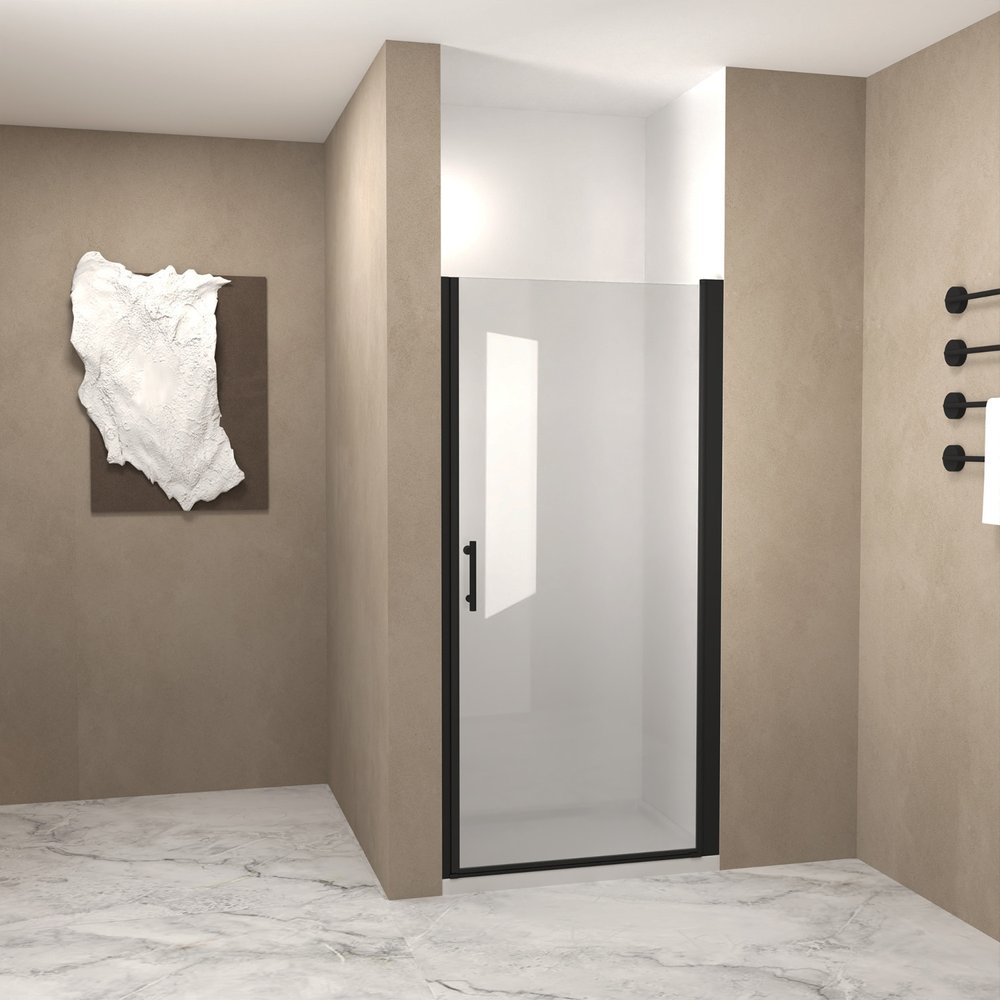 72" X 36" Aluminum and Tempered Glass Shower Door