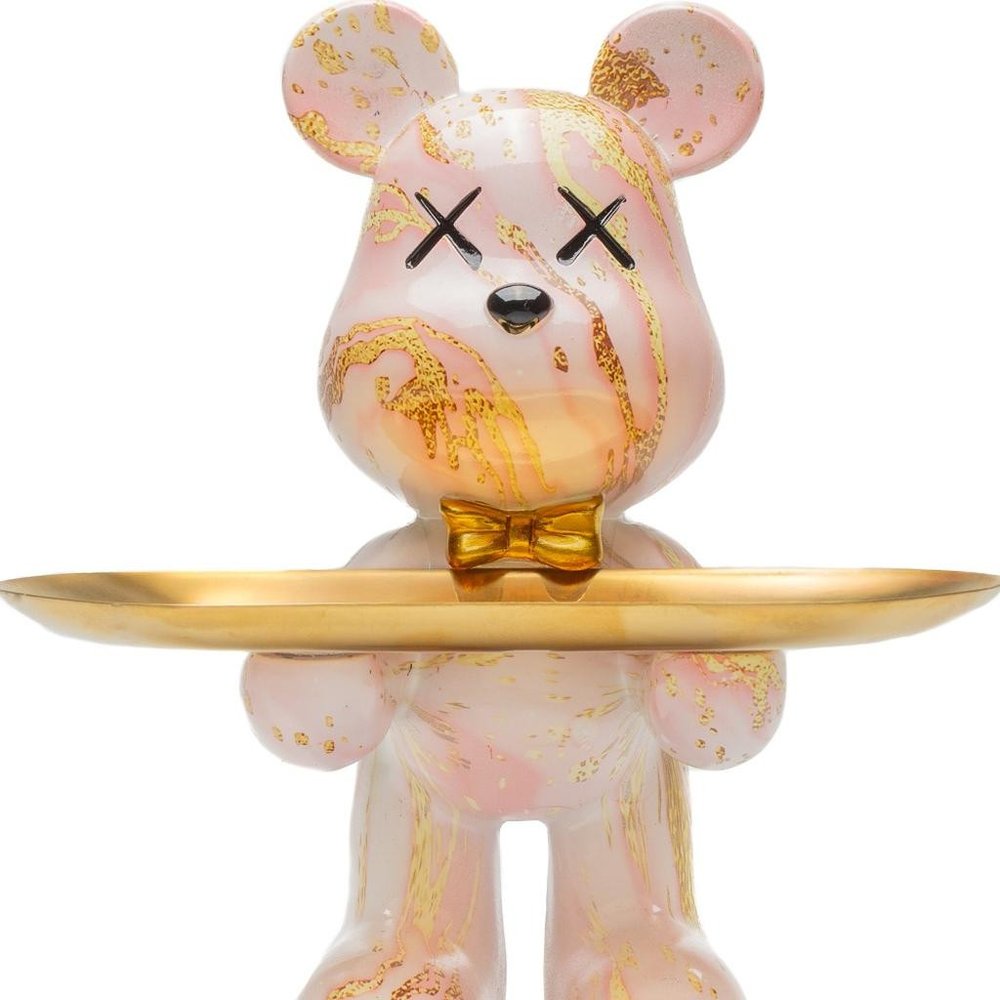 8" Pink Resin Statue