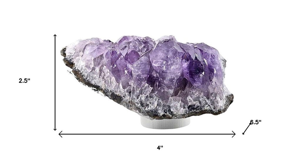3" Purple Glass Crystal
