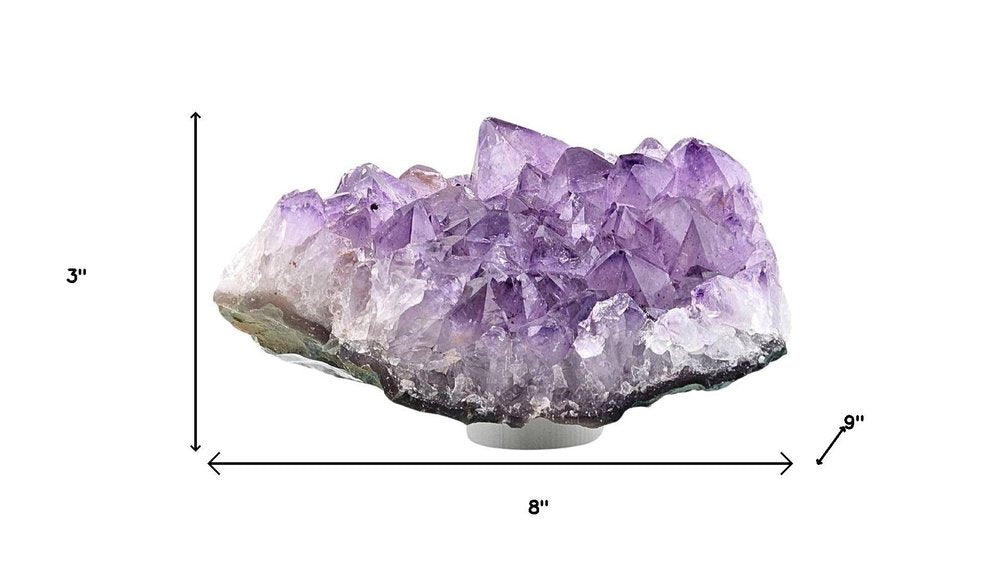 3" Purple Glass Crystal